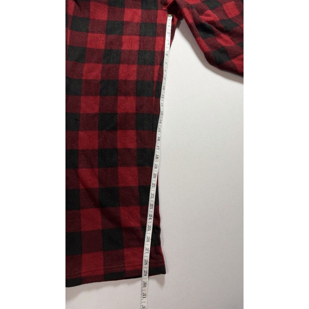 Lucky Brand Sleep Pant Men’s Red Black Flannel Elastic Waist Pockets Size L - Picture 6 of 7